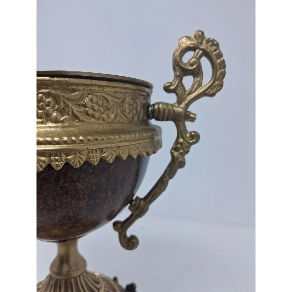 Castilian Imports Bronze Brown Urn Vase 9